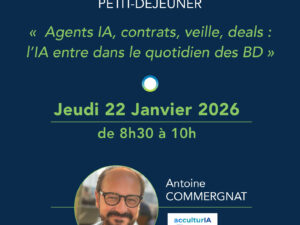 Conférence Agents IA, contrats, veille, deals : l’IA entre dans le quotidien des BD